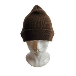 Brown Unisex Winter Beanie Cap